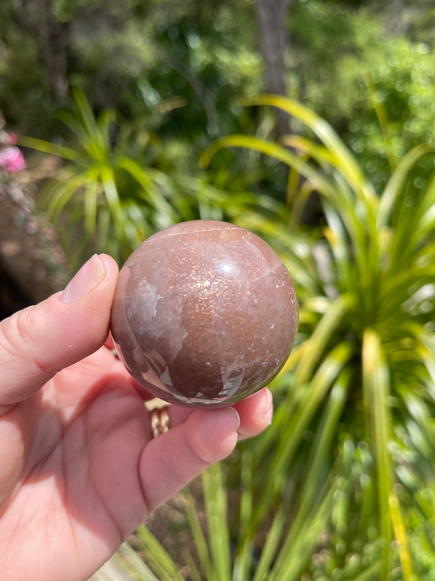 Sunstone and Moonstone Mix Sphere