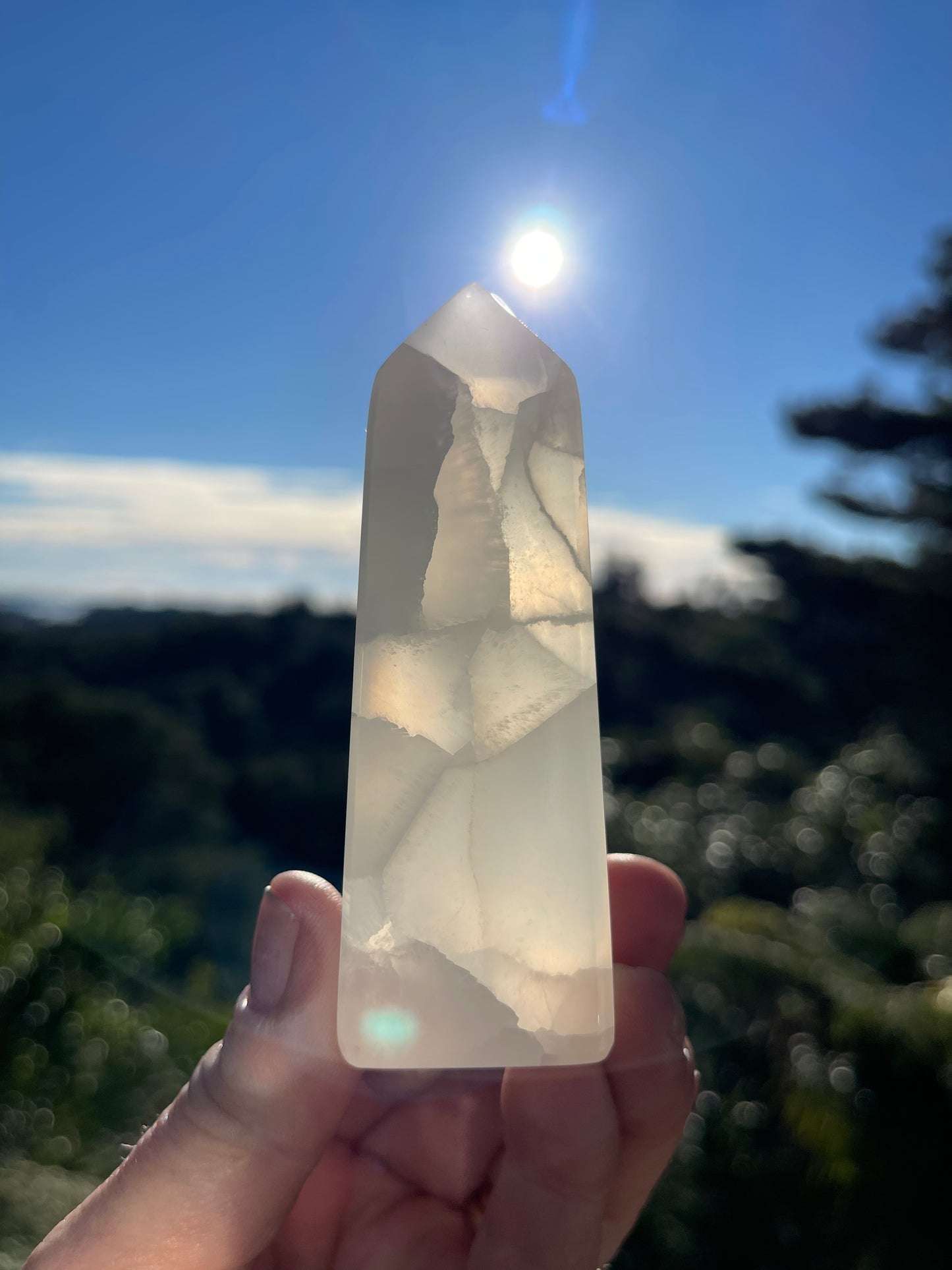 White Calcite Tower