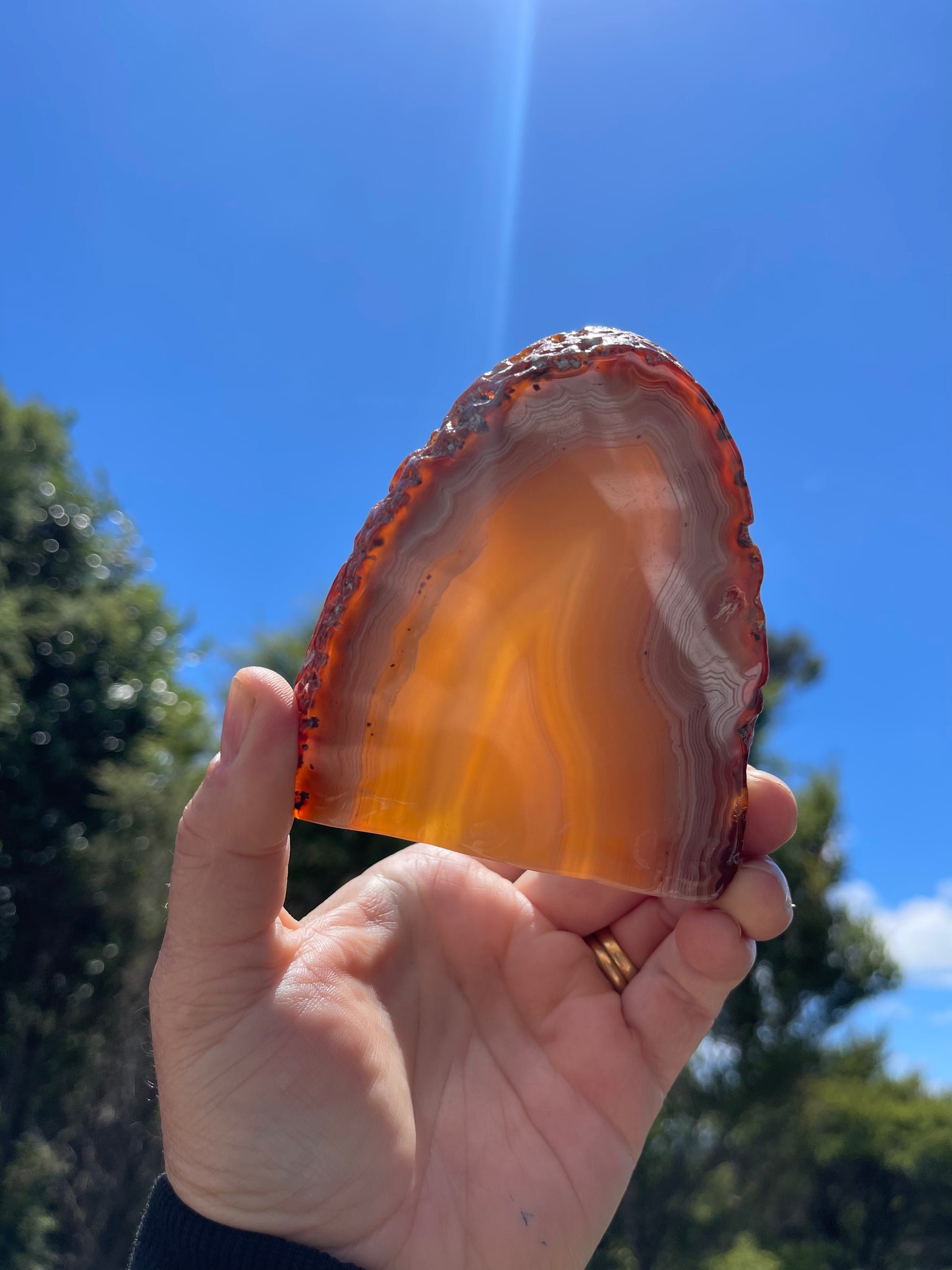 Carnelian Agate Slice