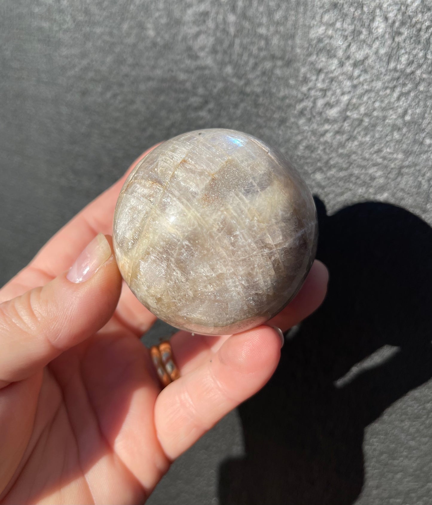 Moonstone Sphere, Blue Flash