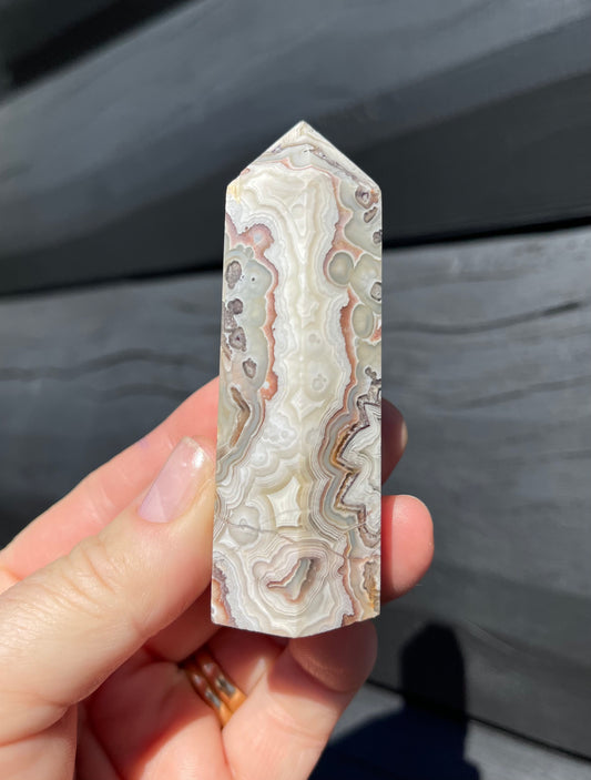 Crazy Lace Agate Tower, Mexican