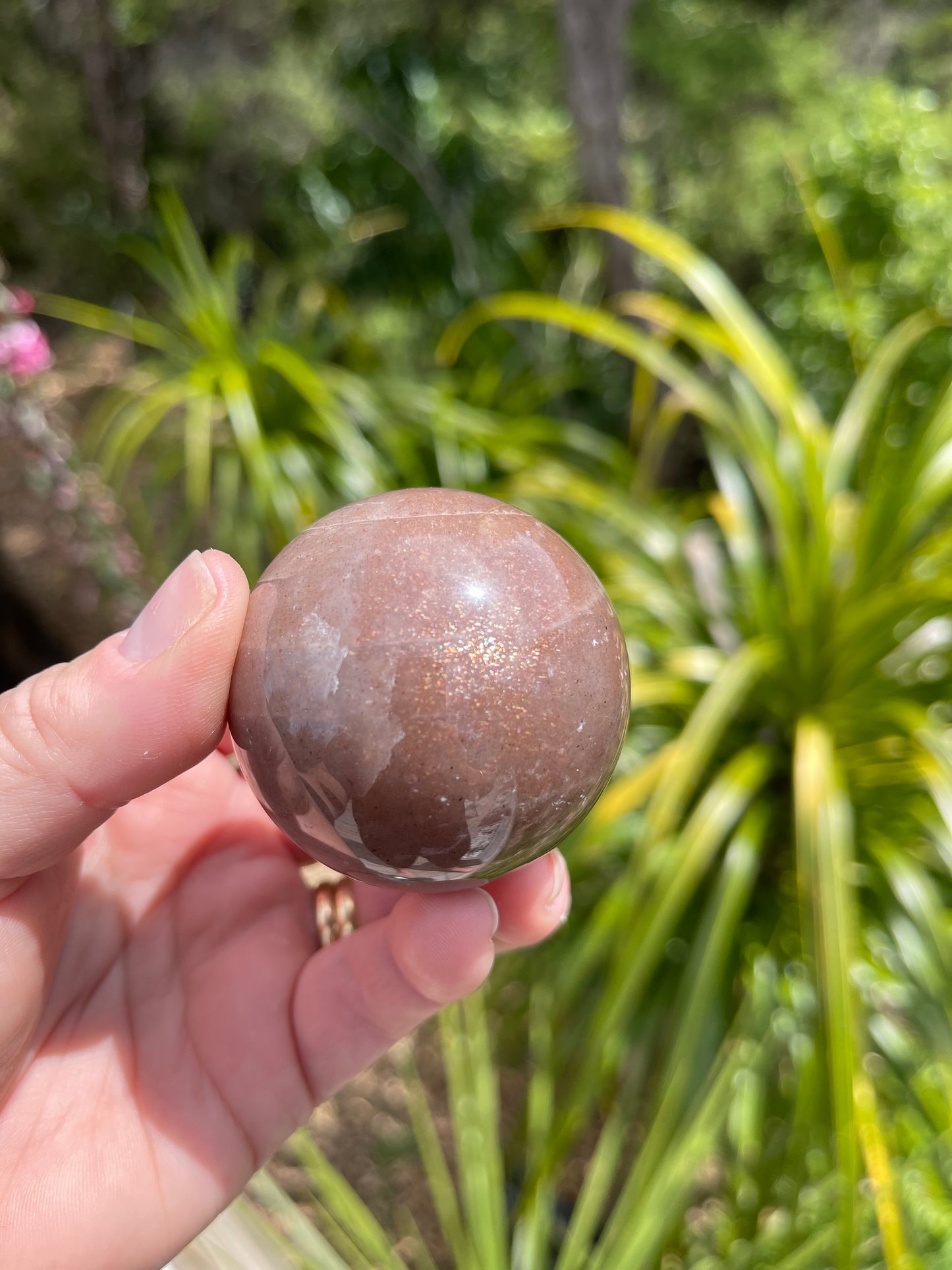 Sunstone and Moonstone Mix Sphere