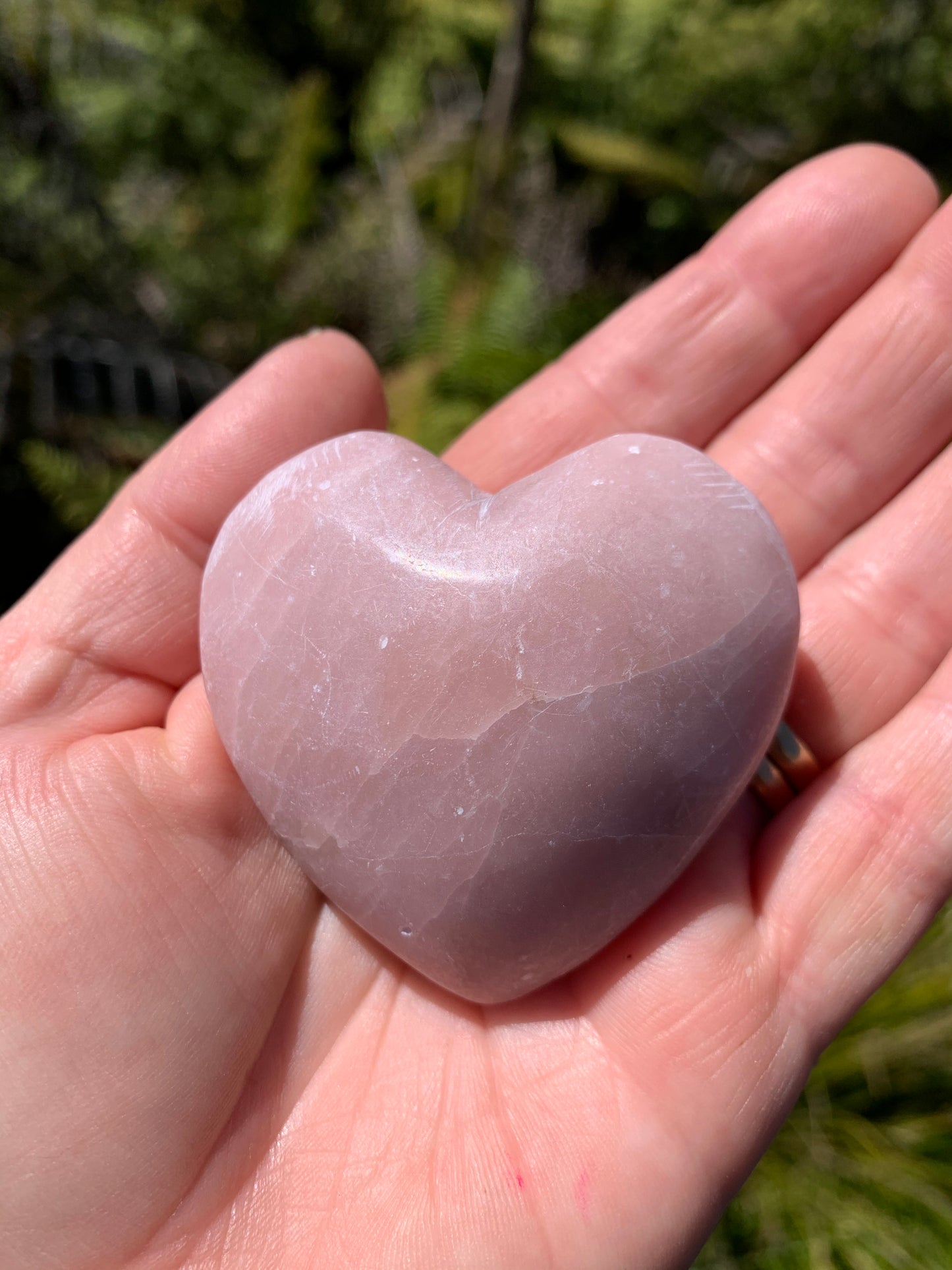 Pink Opal Heart