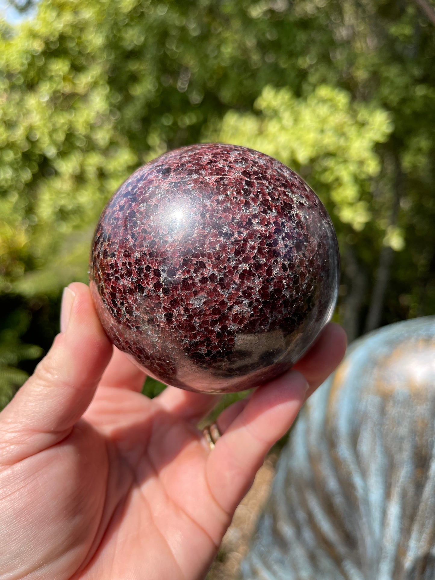 Garnet-Grenatite Sphere