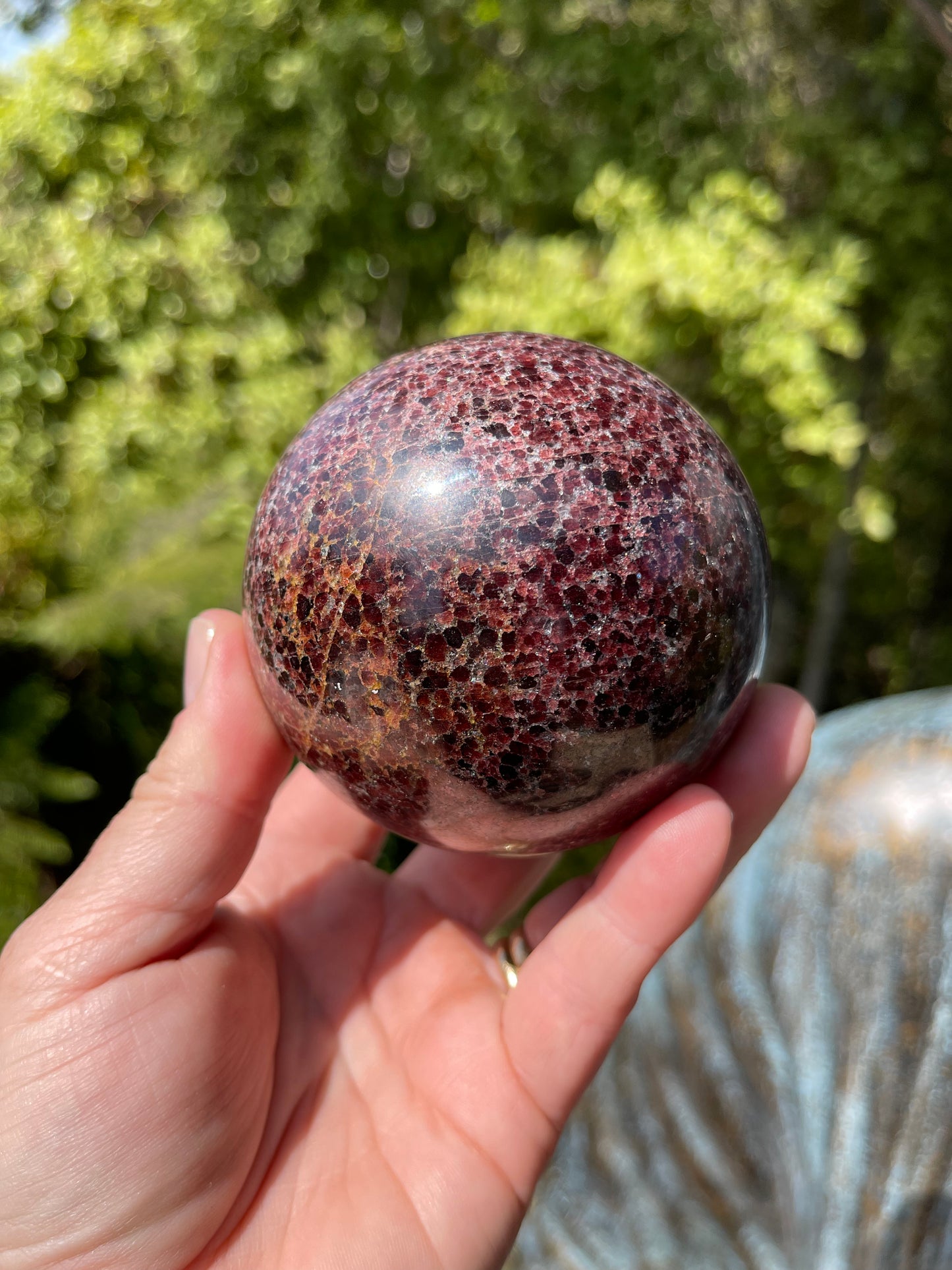 Garnet-Grenatite Sphere
