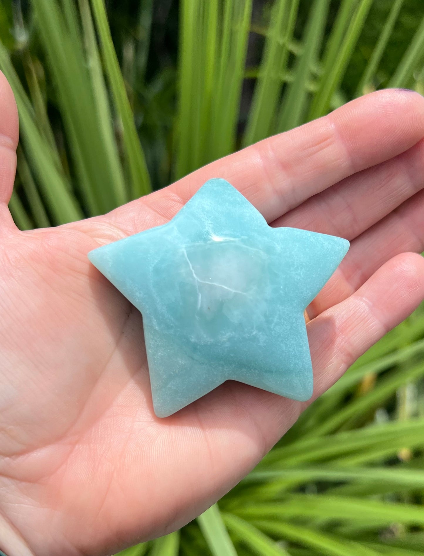 Blue Green  Quartz Star