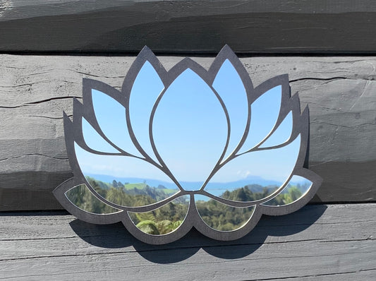 Acrylic Lotus  wall Mirror