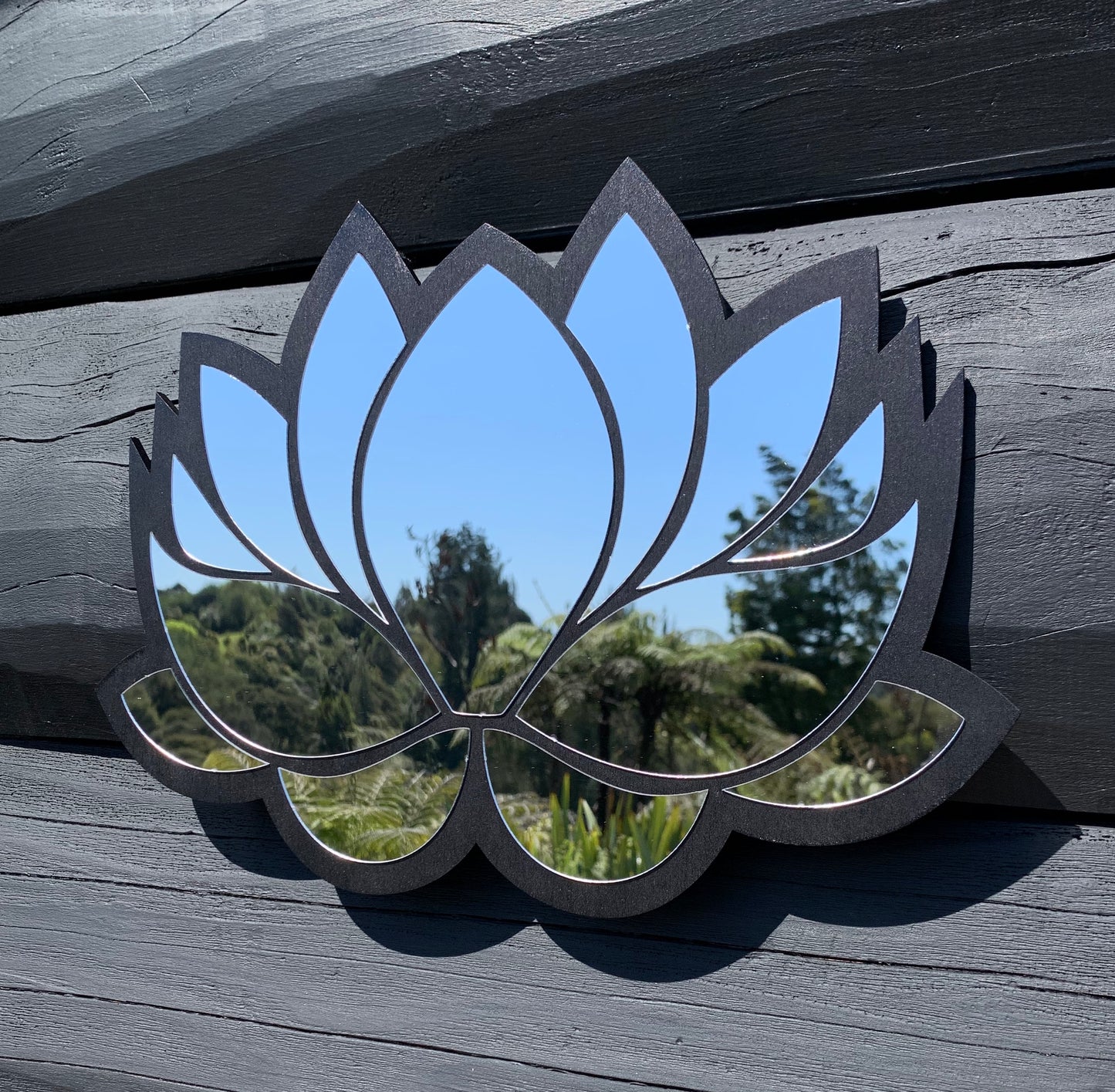 Acrylic Lotus  wall Mirror