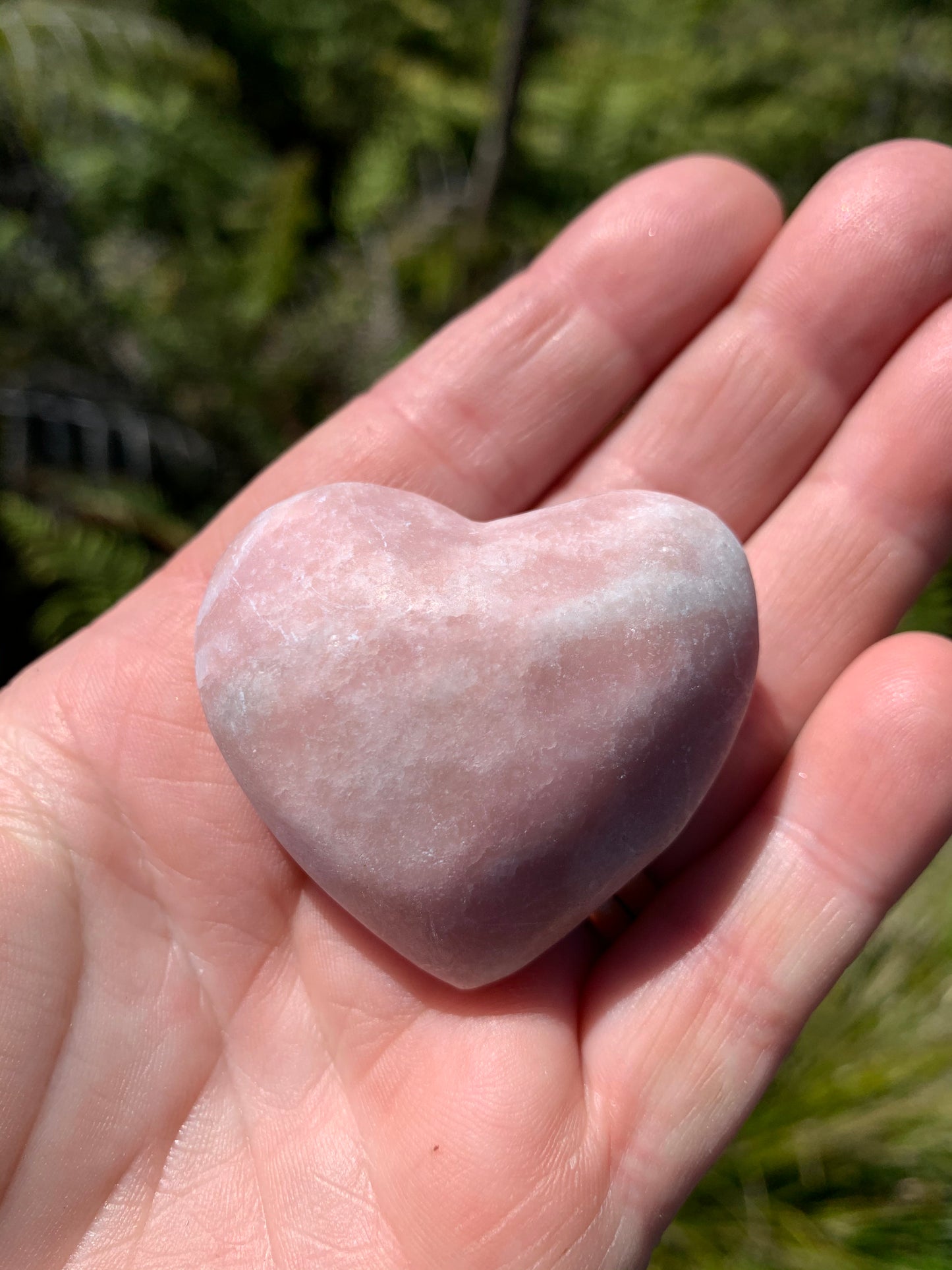 Pink Opal Heart