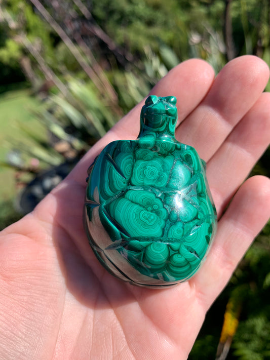 Malachite Carved Turtle