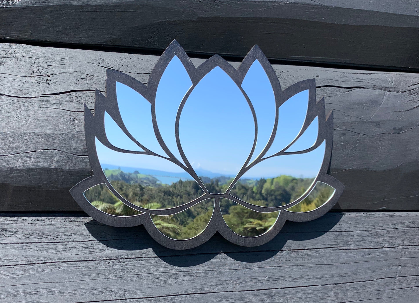 Acrylic Lotus  wall Mirror