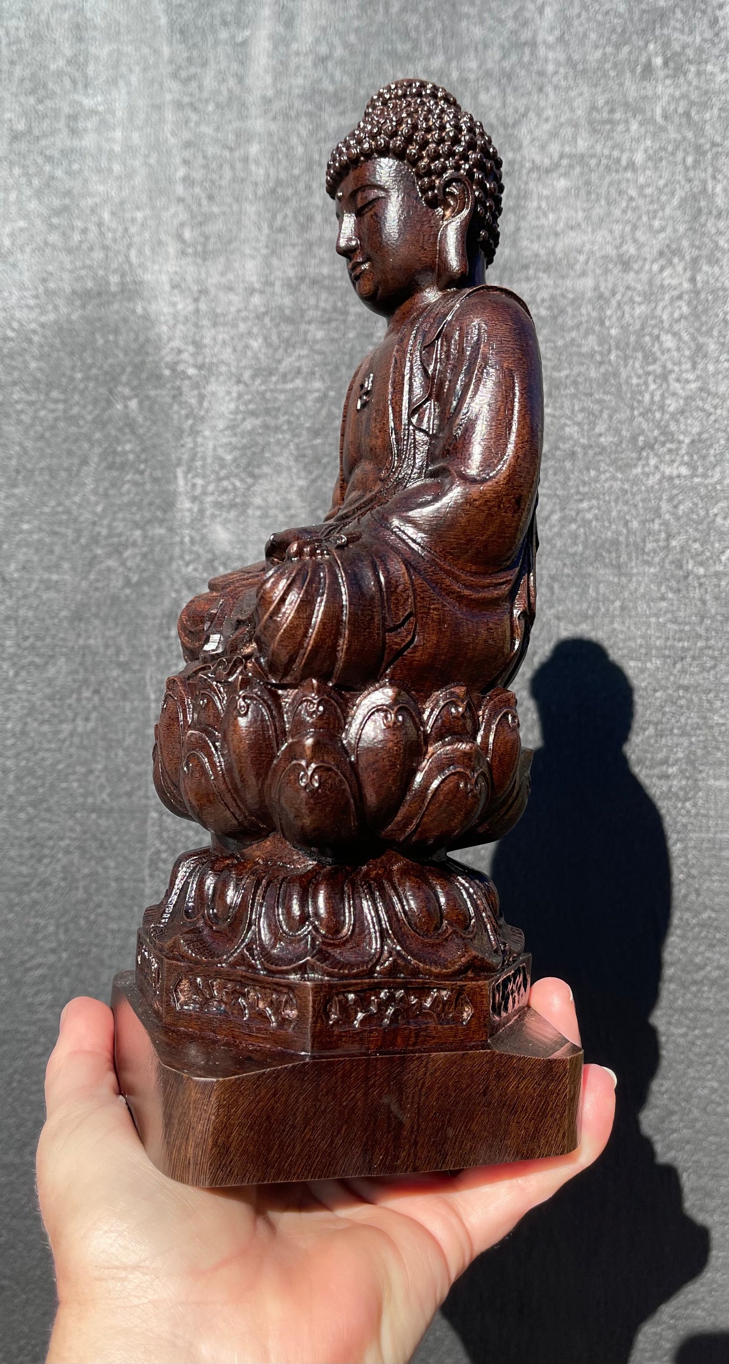 Buddha, Large Carved Wood