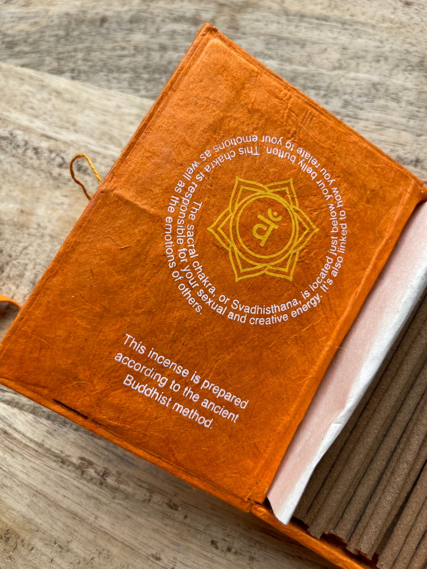 Tibetan Incense Box Sacral Chakra