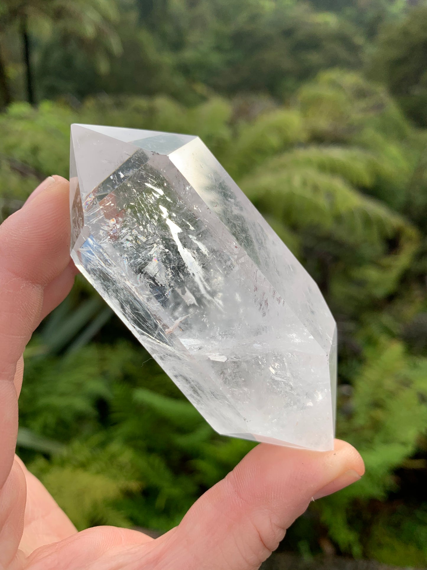 Beautiful Double terminated Clear Quartz Point