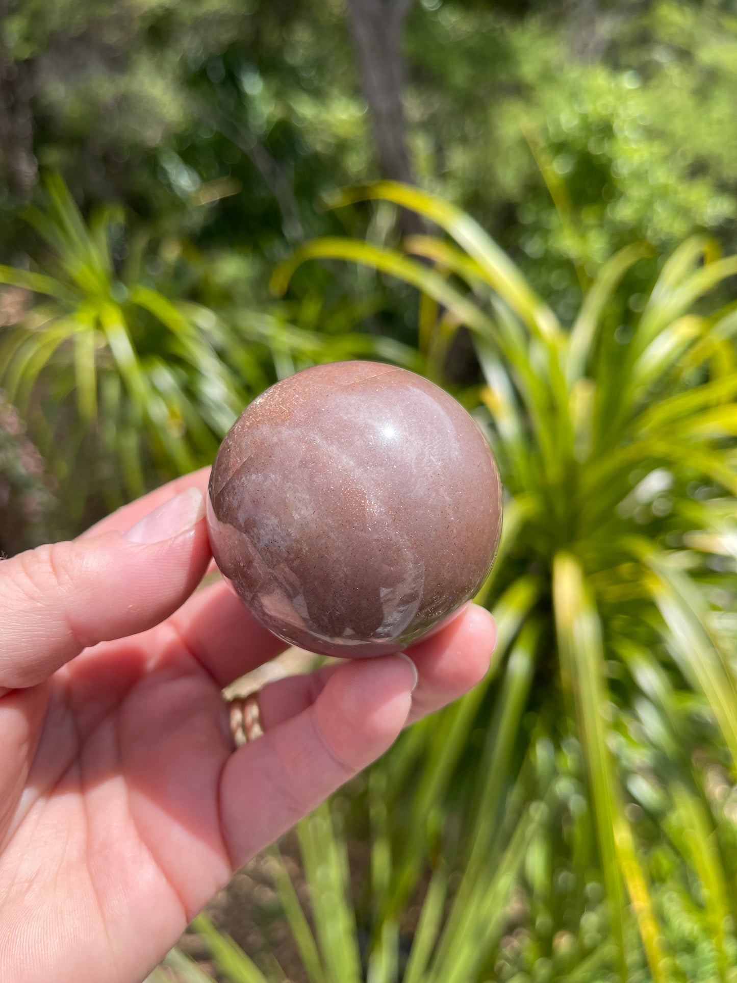 Sunstone and Moonstone Mix Sphere