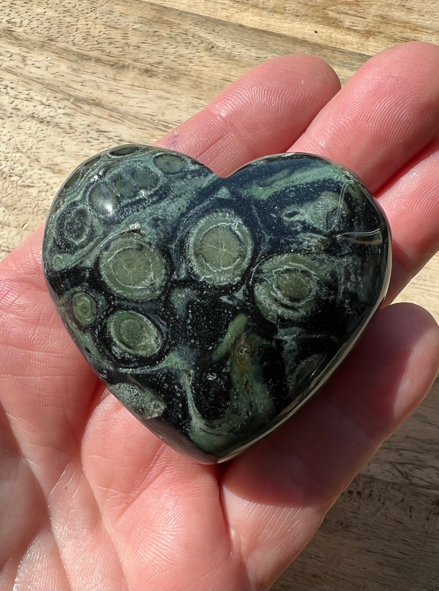 Kambaba Jasper Heart