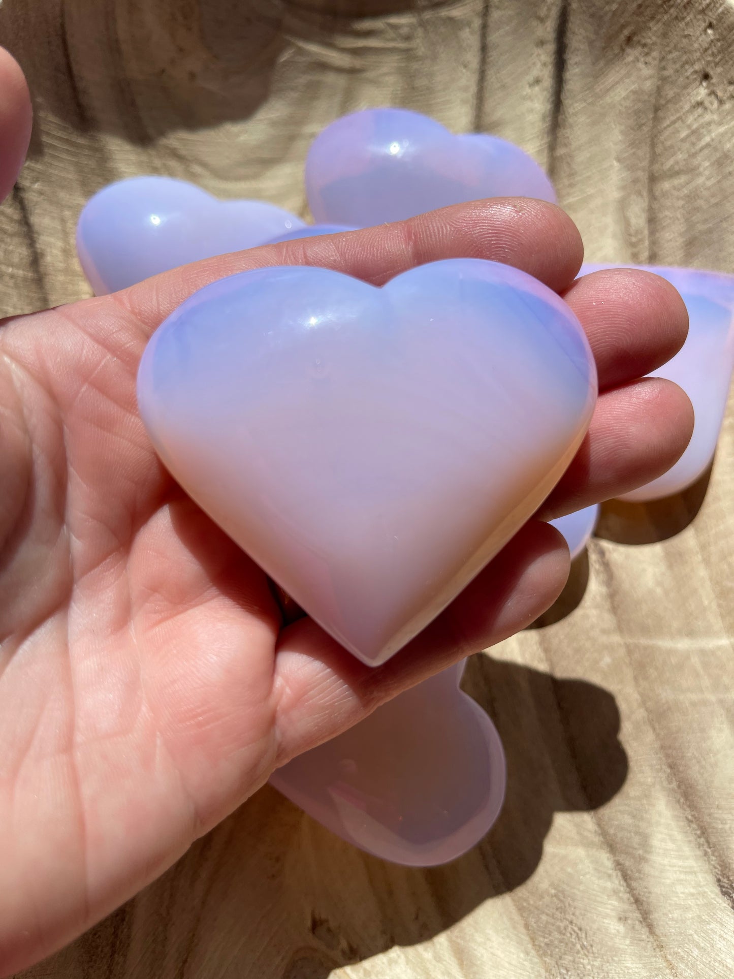 Opalite, Pink Heart