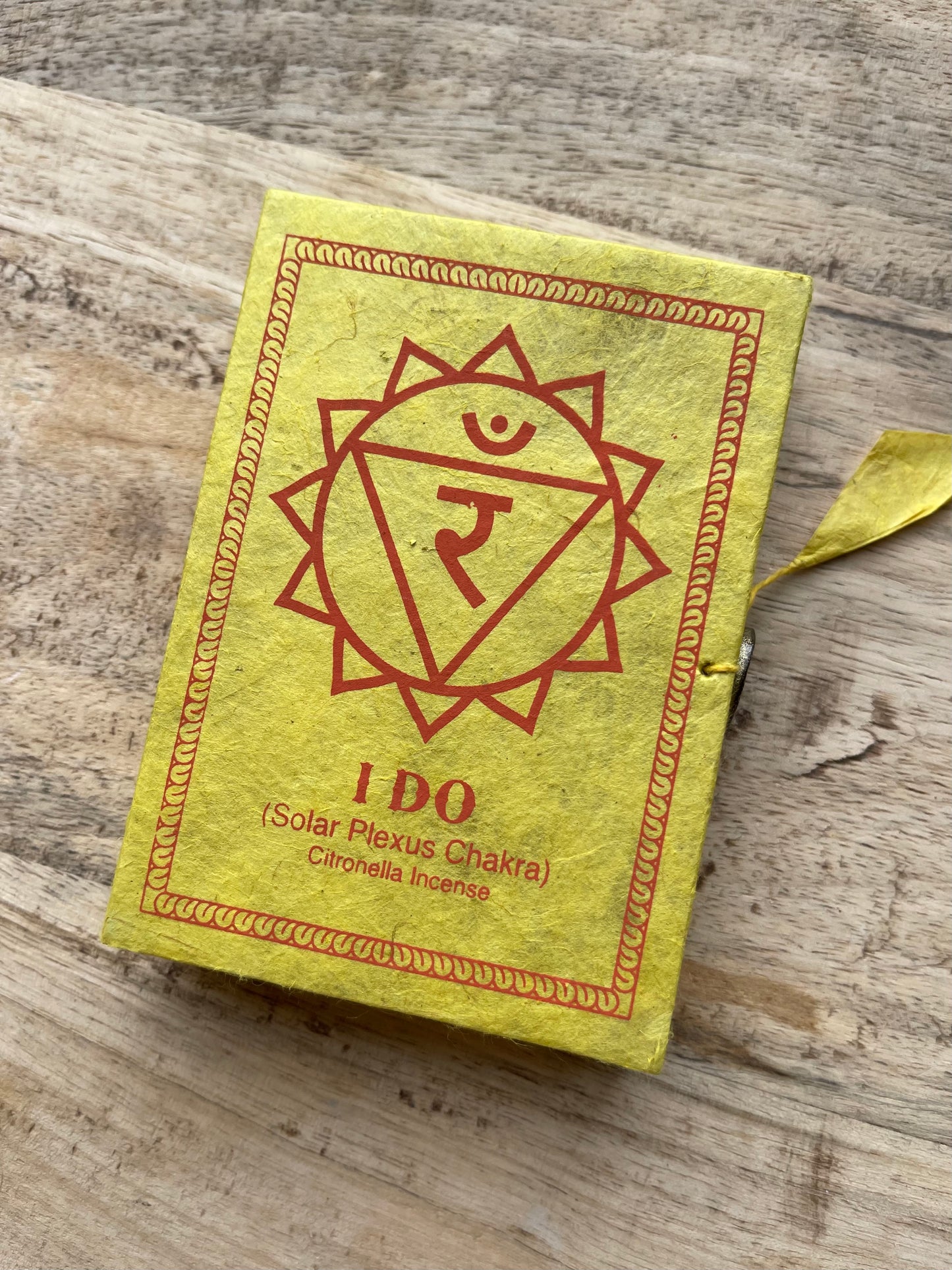 Tibetan Incense Box Solar Plexus Chakra