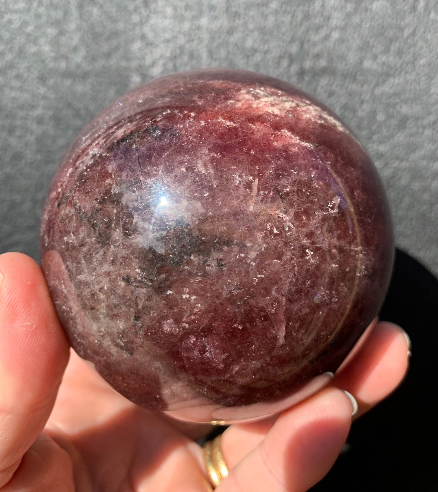 Tanzberry Quartz Sphere