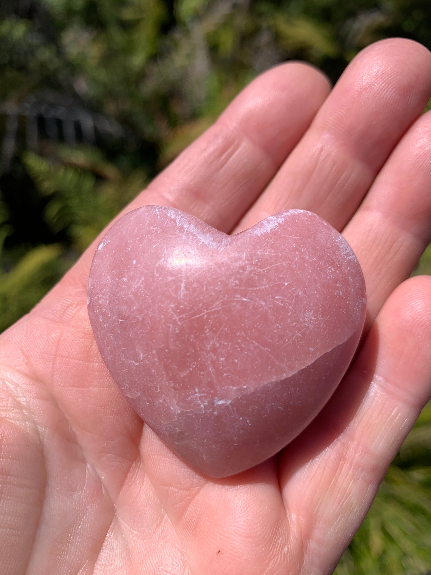 Pink Opal Heart